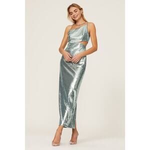 Toccin Sequin Cut Out Gown